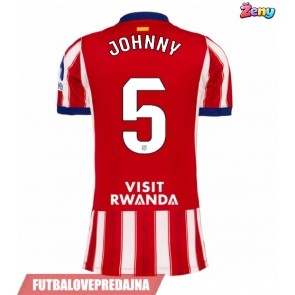 Lacne Ženy Futbalové dres Atletico Madrid Johnny Cardoso #5 2026-27 Krátky Rukáv - Domáci
